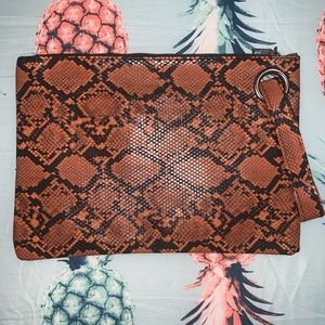 Snake Skin Clutch